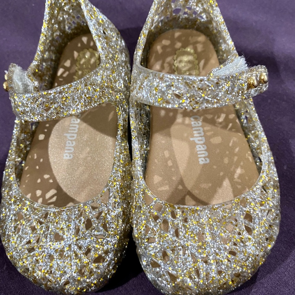 Mini Melissa sandals size 4
